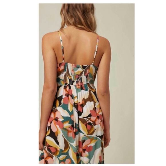 NWT O'Neill Multicolor Floral Mini Dress - Picture 4 of 5